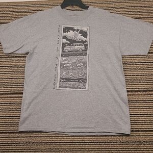 DATA IN‎ THE STRATA Ray Troll Artist Cotton Grey Anvil T Shirt Large VTG RARE